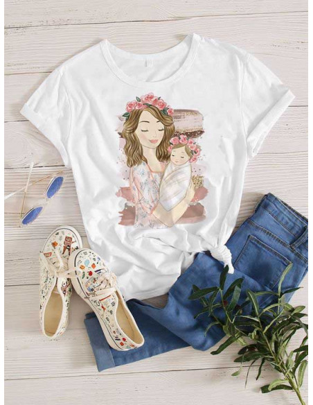 Remeras dibujos día de la madre