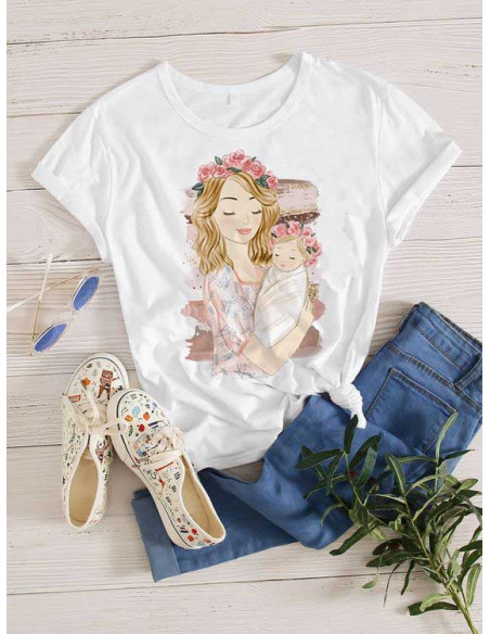 Remeras dibujos día de la madre