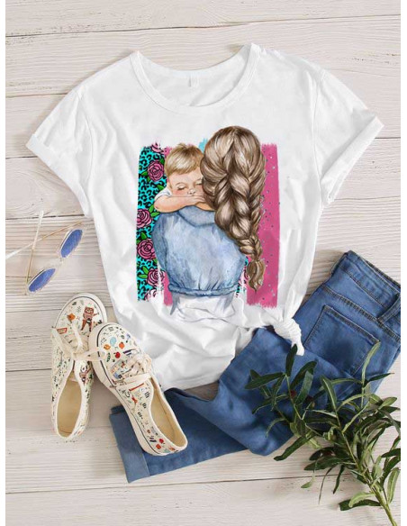 Remeras dibujos día de la madre