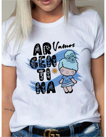 Remeras Argentina Mujeres