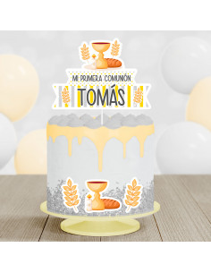 Topper Torta Comunión  nene 1