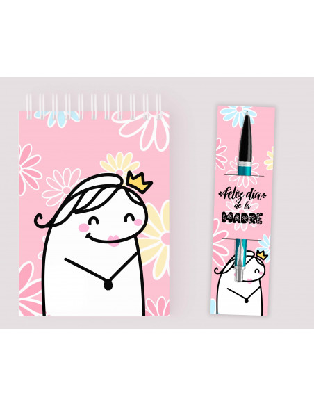 Anotadores y Porta Lapicera flork madre