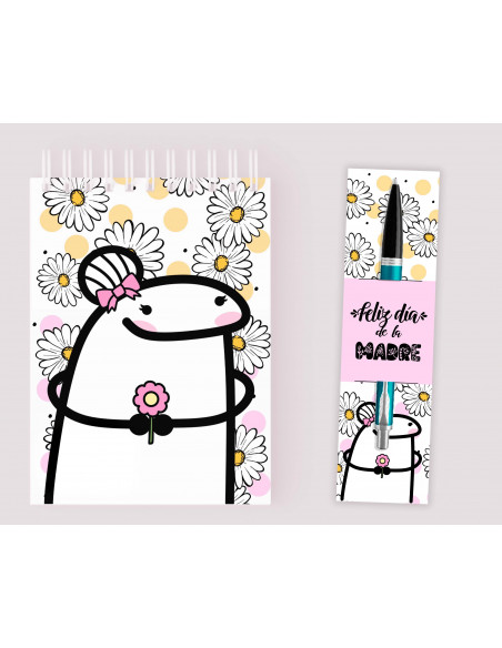 Anotadores y Porta Lapicera flork madre