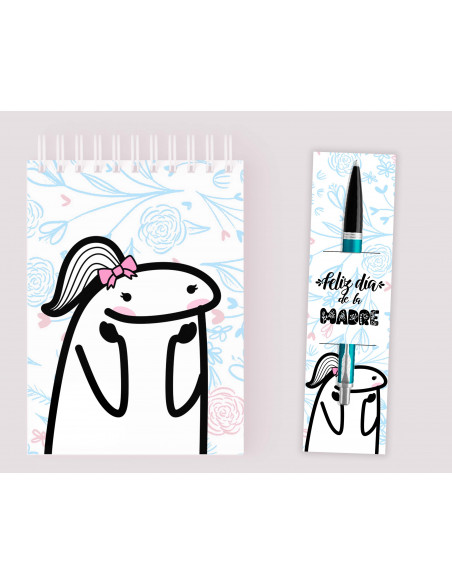 Anotadores y Porta Lapicera flork madre