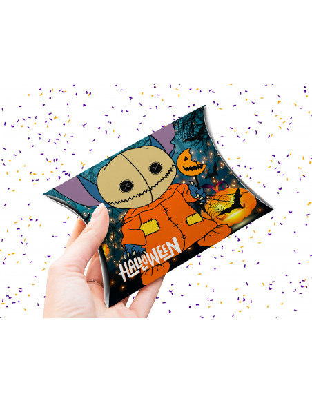 Caja almohada Halloween stitch