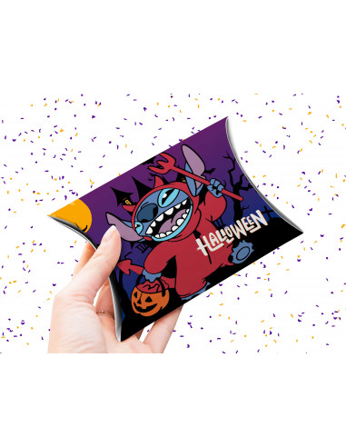 Caja almohada Halloween stitch