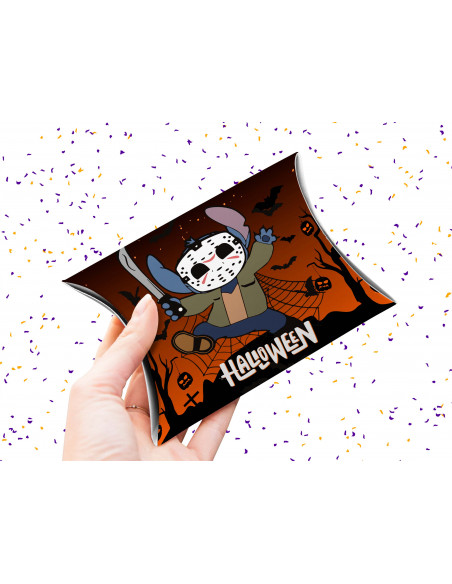 Caja almohada Halloween stitch