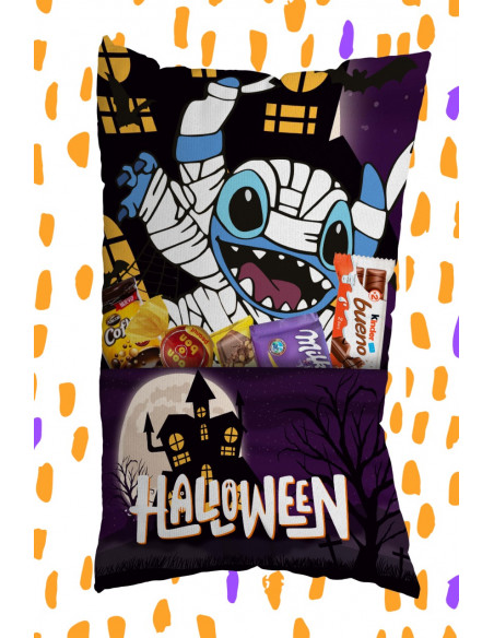 Almohadones bolsillo STITCH halloween