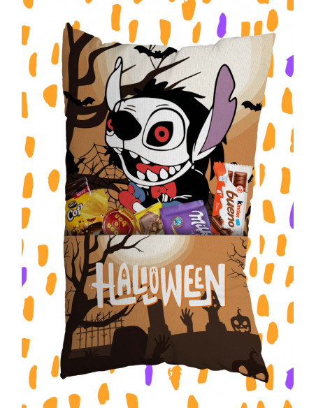 Almohadones bolsillo STITCH halloween
