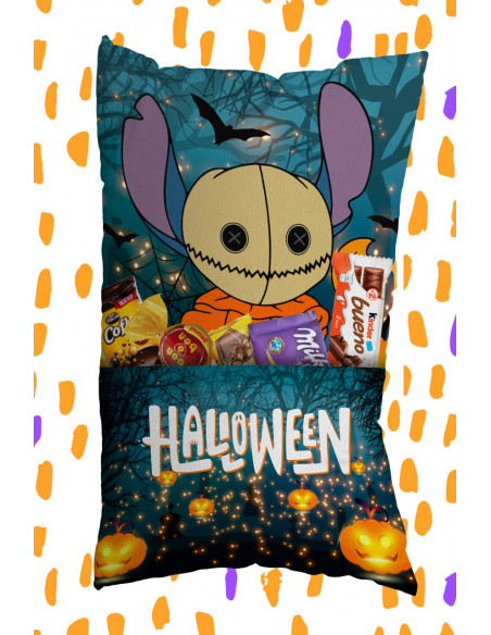 Almohadones bolsillo STITCH halloween