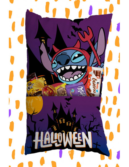 Almohadones bolsillo STITCH halloween