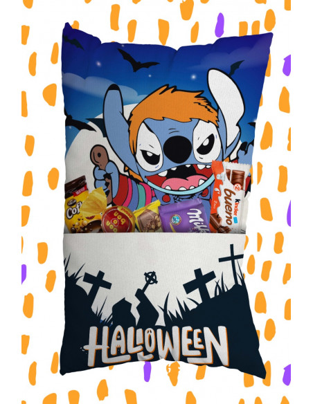 Almohadones bolsillo STITCH halloween