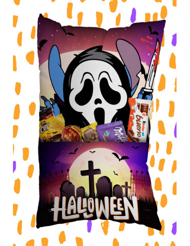 Almohadones bolsillo STITCH halloween