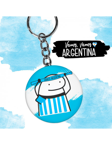 Llaveros Argentina Flork