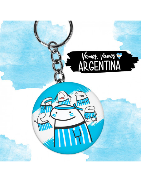Llaveros Argentina Flork