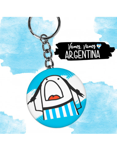 Llaveros Argentina Flork