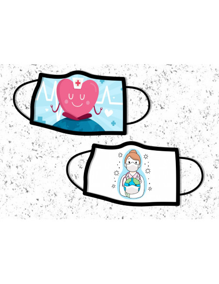 CUBRE BOCA/TAPABOCA PACK 4