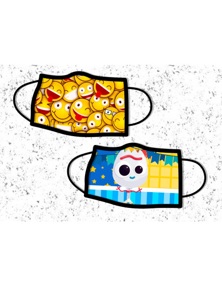 CUBRE BOCA/TAPABOCA PACK 4