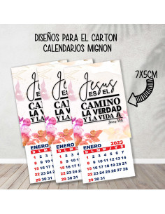 CARTONES CALENDARIOS MIGNON...