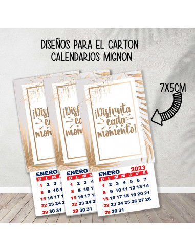 CARTONES CALENDARIOS MIGNON FRASES CARTONES CALENDARIOS MIGNON FRASES