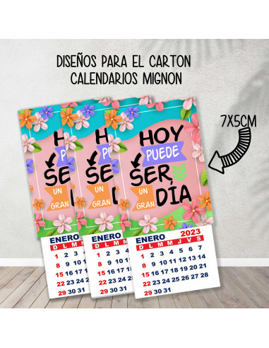 CARTONES CALENDARIOS MIGNON FRASES CARTONES CALENDARIOS MIGNON FRASES