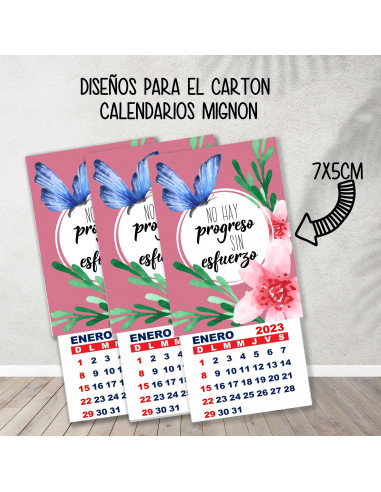 CARTONES CALENDARIOS MIGNON FRASES CARTONES CALENDARIOS MIGNON FRASES