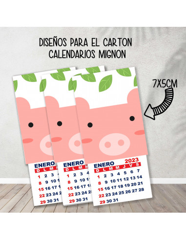 CARTONES CALENDARIOS MIGNON FRASES CARTONES CALENDARIOS MIGNON FRASES