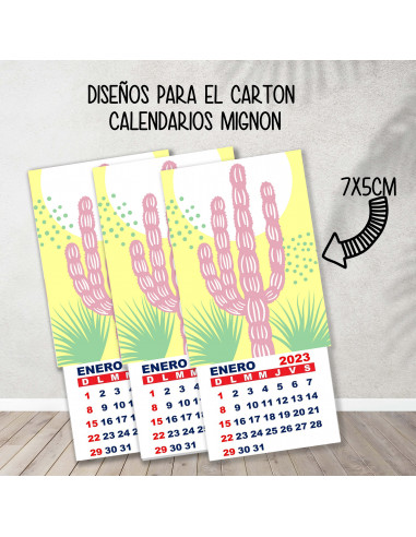 CARTONES CALENDARIOS MIGNON FRASES CARTONES CALENDARIOS MIGNON FRASES
