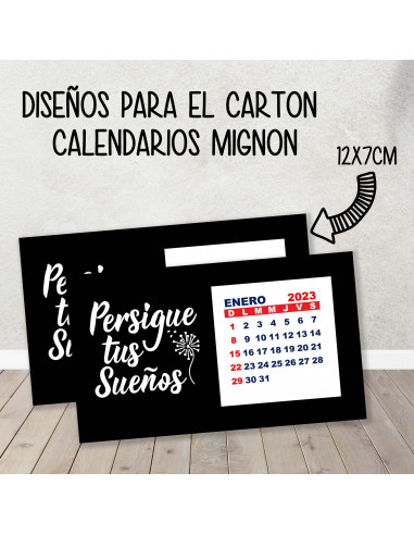 CARTON PARA CALENDARIO MIGNON CARTON PARA CALENDARIO MIGNON