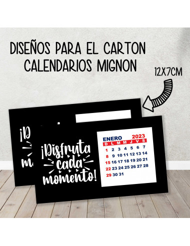 CARTON PARA CALENDARIO MIGNON CARTON PARA CALENDARIO MIGNON