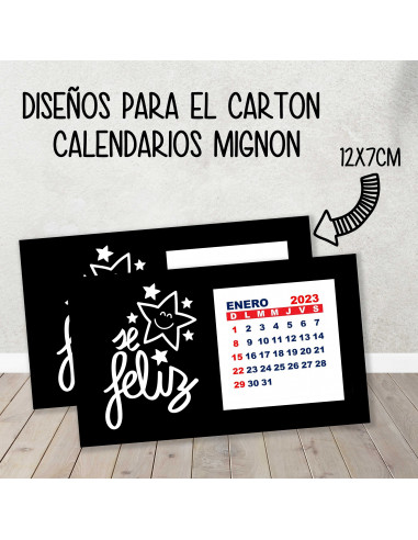 CARTON PARA CALENDARIO MIGNON CARTON PARA CALENDARIO MIGNON
