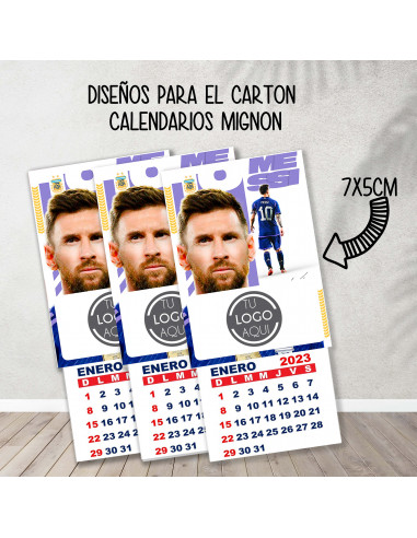 Cartones para calendario mignon...