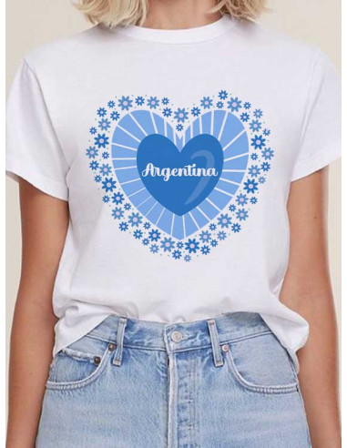 Remeras Argentina Mujeres pack 2