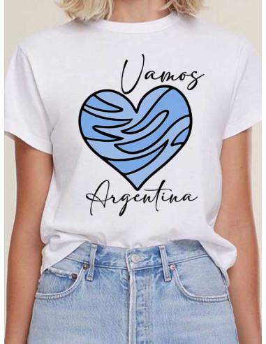 Remeras Argentina Mujeres pack 2