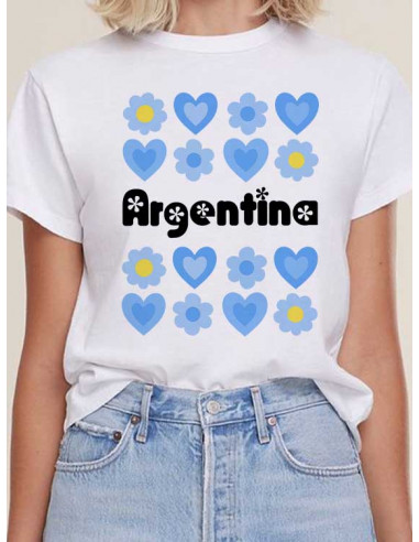 Remeras Argentina Mujeres pack 2