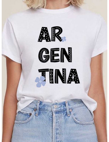 Remeras Argentina Mujeres pack 2