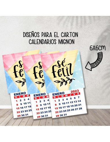CALENDARIOS MIGNON FRASES