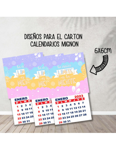 CALENDARIOS MIGNON FRASES