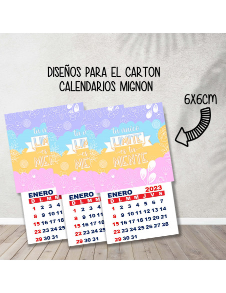 CALENDARIOS MIGNON FRASES