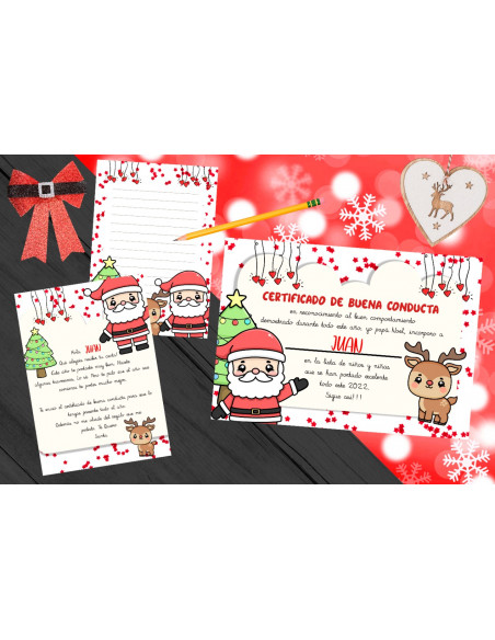 copy of PACK CARTA+CERTIFICADO NAVIDAD