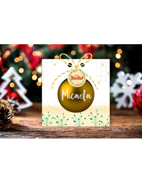 PORTA ESFERA NAVIDAD PACK 2