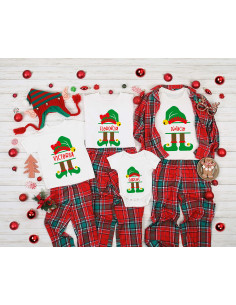 REMERAS FAMILIA NAVIDAD PACK 2 2