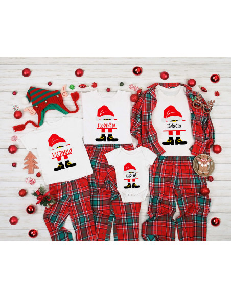 REMERAS FAMILIA NAVIDAD PACK 2