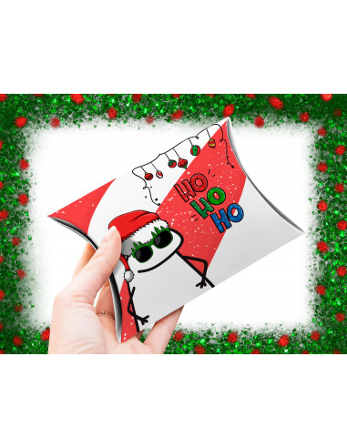 CAJA ALMOHADA NAVIDAD FLORK