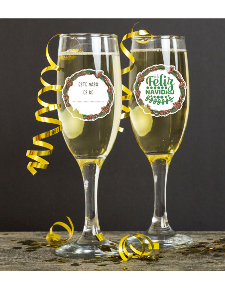 copy of STIKERS ETIQUETAS VASOS COPA NAVIDAD