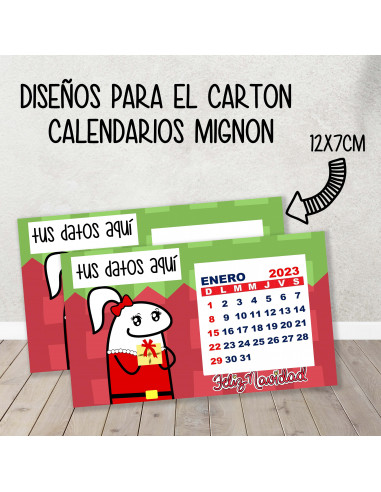 copy of CARTON PARA CALENDARIO MIGNON...