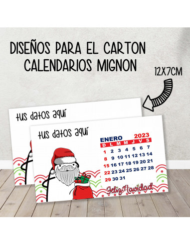 copy of CARTON PARA CALENDARIO MIGNON...