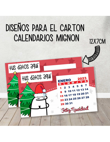 copy of CARTON PARA CALENDARIO MIGNON...
