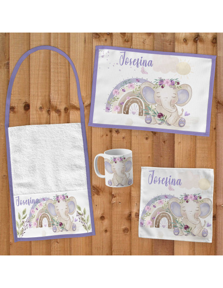 Pack Jardin - elefantito lila