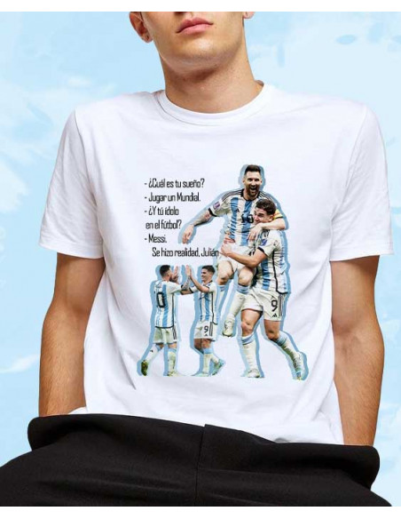 Plantilla Remera Messi Julian